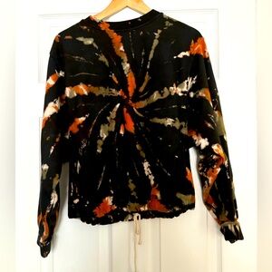 Not Possible Tie Dye Drawstring Pullover Jersey